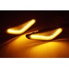 RZG 2x Clear Lens Side Indicator Amber LED Marker Repeater