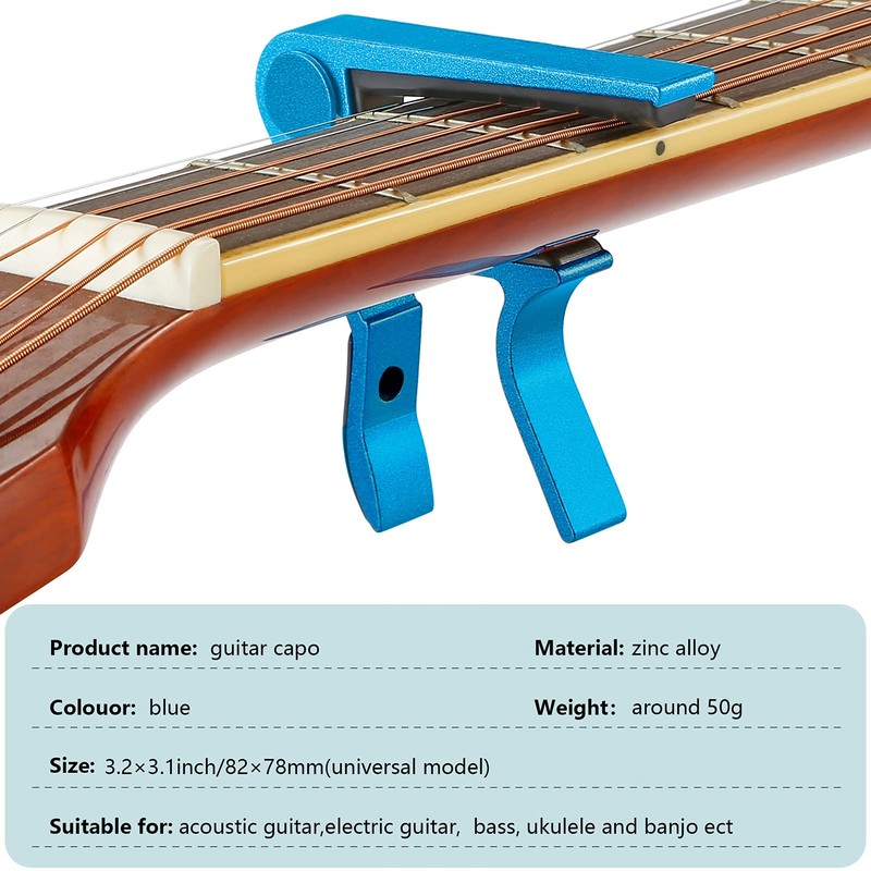 Guitar Capo Quick Change Capo for 6-String Acoustic Guitar Electric