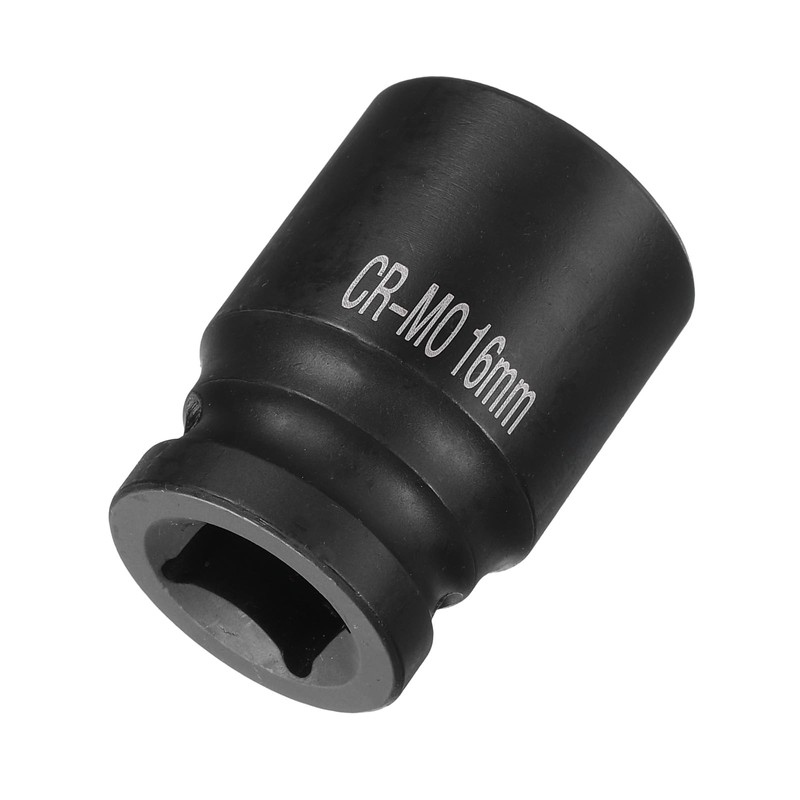 sourcing map 4 Point Square Socket 1/2" Drive 16mm Metric