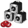 iMetrx 3pcs iMetrx Nema 17 Stepper Motor 42x34mm 1.5A-3.8V 2
