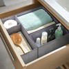 TYEERS Drawer Organiser, Durable Fabric, Washable, with Floor Support Plates,