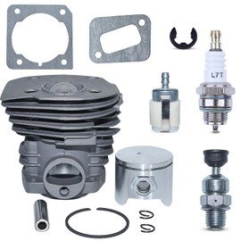 Atunee 44mm Cylinder Piston Pin Ring Kit fit for Husqvarna 350 351 353 346 for Jonsered CS 2150 2149 2152 2153 Chainsaw Parts with E-clip Replace 503869971 503869903