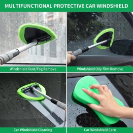 XINDELL 24-inch Windshield Cleaner Tool – Upgrade Large Head Car Interior&Exter