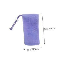 FRCOLOR 4Pcs Soap Foaming Bags with Drawstring Mesh Soap Pouches for Shower and Face Cleansing Suitable for Handmade Quick Bubble Creation and Skin Friendly Design