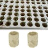 20 Pcs Rockwool Starter Plugs Hydroponic Seedling Blocks Soilless Cultivation