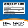 Nutricost Hawthorn Berry Capsules 550mg, 240 Capsules, Vegetarian Friendly, Non-GMO
