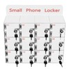 Cell Phone Storage Locker Clear Wall-Mounted Cell Phones Storage Cabinet
