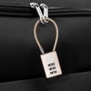 SISAV 3 Digit Cable Combination Lock 16 inches Cable for