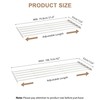 VanlonPro Expandable Closet Shelf Wall-Mounted Metal Storage Rack Adjustable Closet