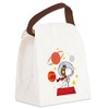 CafePress Space Snoopy Canvas Lunch Bag with Strap Handle