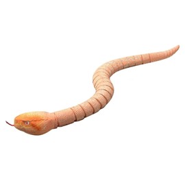 RC Snake Toy Retractable Tongue Swinging Tail Sliding Motion USB Rechargeable Snake Scary Toy