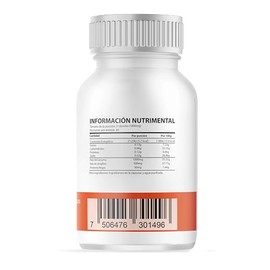 Natural Energy Cúrcuma - Jengibre - Pimienta Negra FORTE 1800mg por porción - 120 Cápsulas - Suplemento Alimenticio