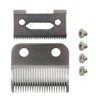 New Upgrade Professional Hair Clippers Replacement Blades for Wahl Clippers,2Hole