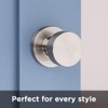 Kwikset Pismo Interior Passage Door Knob, Handle for Closet and