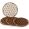 MC-Trend® High-quality wooden flower of life in a set of