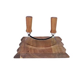 Baccarat Spice Market Mezzaluna Rocking Chopper & Board Set 20X20X2cm