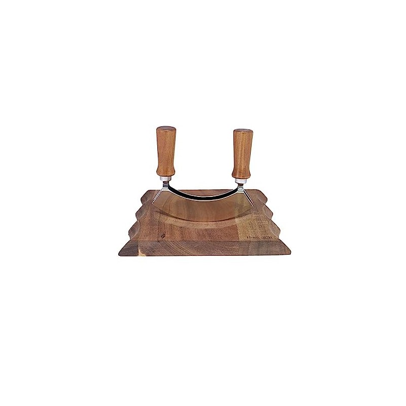 Baccarat Spice Market Mezzaluna Rocking Chopper & Board Set 20X20X2cm