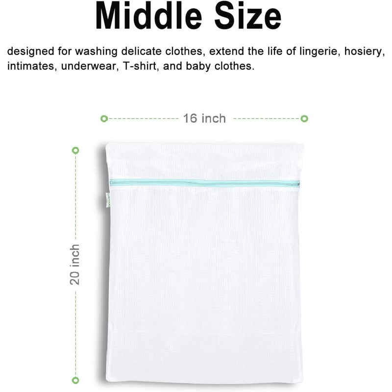 OTraki Mesh Laundry Bag for Delicates 2 Pack 16 x