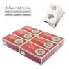300 Pcs Cardboard Coin Flips, 6 Assorted Sizes 2" x