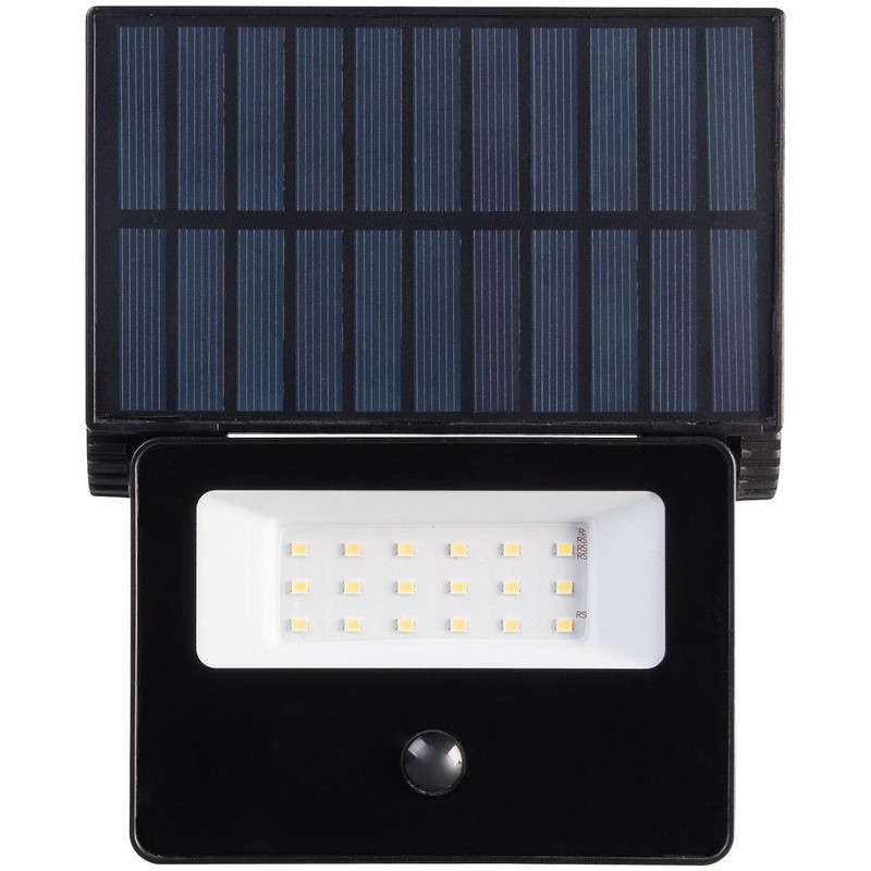 Luminea 400LM 1200mAh IP65 Solar LED Wall Floodlight with PIR