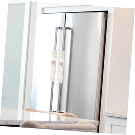 Hohopeti 1 Pair Lace Door Handle Cover Long Decorative Protector for Refrigerator Home Doors Practical Easy to Install Protects Against Dirt Abrasion Durable Stylish Design