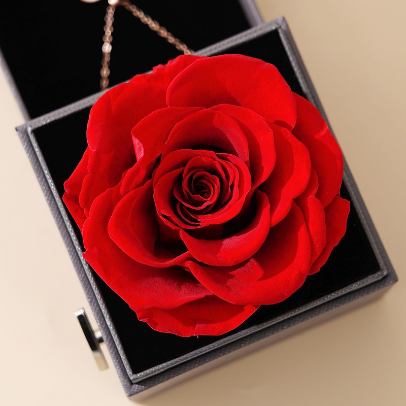 ADDWel Rose Gifts for Grandma from Grandkids, Real Preserved Rose