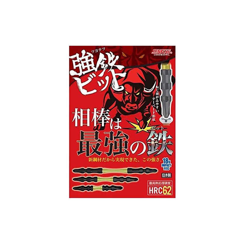 Shinkame Seisakusho (SUNFLAG) Strong Iron Bit, Double Headed, 0.1 x