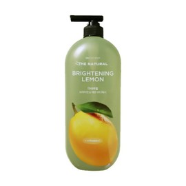 On the Body The Natural Skin Brightening Body Wash 900g Lemon Scent, 866ml, 1 unit / 온더바디 더내추럴 스킨 브라이트닝 바디워시 900g 레몬향, 866ml, 1개