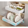 Seinloes 2 Pack Pull out Cabinet Organizer 21" Deep With