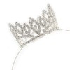 Avalaya Statement Full Round Clear Crystal Queen Crown Rhinestone Bridal