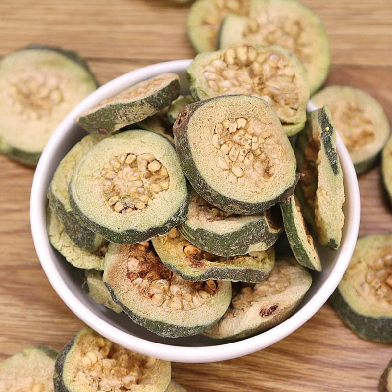 HOLFLYING Natural Dried Guava Fruit Slices, 4.0 oz