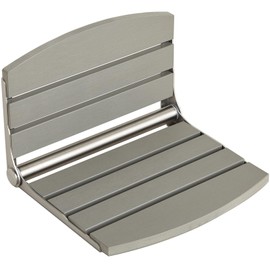17.5" Folding Shower Seat Wall Mounted,Foldable Shower Bench,Fold Down Shower Seat,Folding Shower Seat Bench,Wall Mount Shower Seat Bench Chair (Grey)