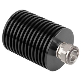 XRDS -RF 50W 4.3-10 Dummy Load, 50 Ohm 4.3-10 Mini DIN Male RF Dummy Load, 50W High-Power Terminator, Low VSWR, Wide Frequency Range 0-3 GHz for Telecom, Antennas, Testing