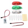 3pcs/set Drone Flash LED Wireless Light for RC Fix Wing
