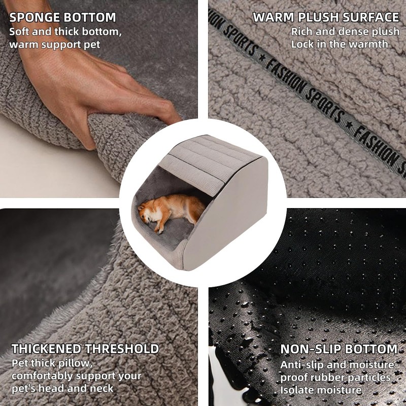 Extra Large Dog Bed House, Cozy Dog House Indoor, Memory