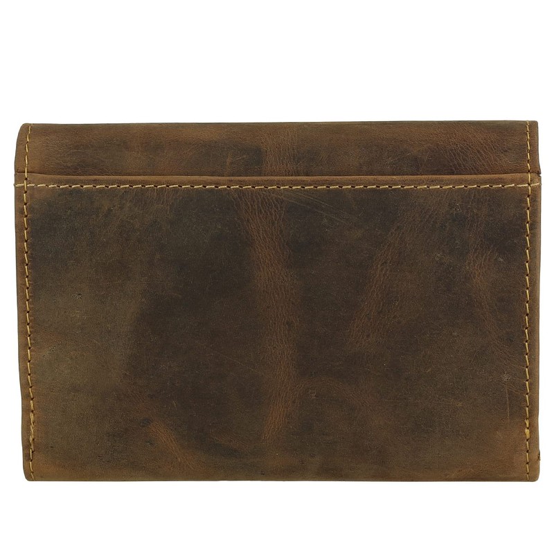Greenburry Vintage Wallet Leather 15 cm sattelbraun