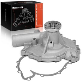 A-Premium Engine Water Pump with Gasket Compatible with Buick Estate Wagon, Gran Sport, GS, GS 350, LeSabre, Skylark, Special & Jeep CJ3, CJ5, CJ5A, CJ6, CJ6A, Commando, Dispatcher & Oldsmobile F85