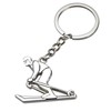 Générique Key ring, alpine ski bag jewellery, chrome-plated steel.