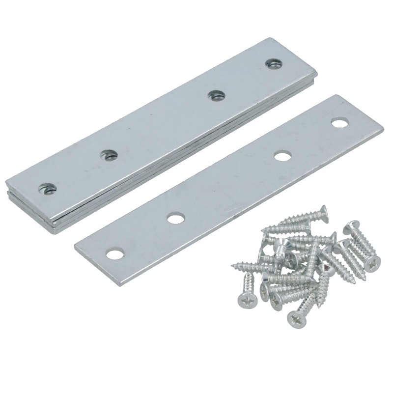 100mm Straight Mending Fixing Plate Angle Bracket L Shape Reinforcing