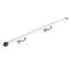 ZOENHOU 6Pack Stainless Steel Handrail Brackets, Flat Handrail Brackets, Stairway