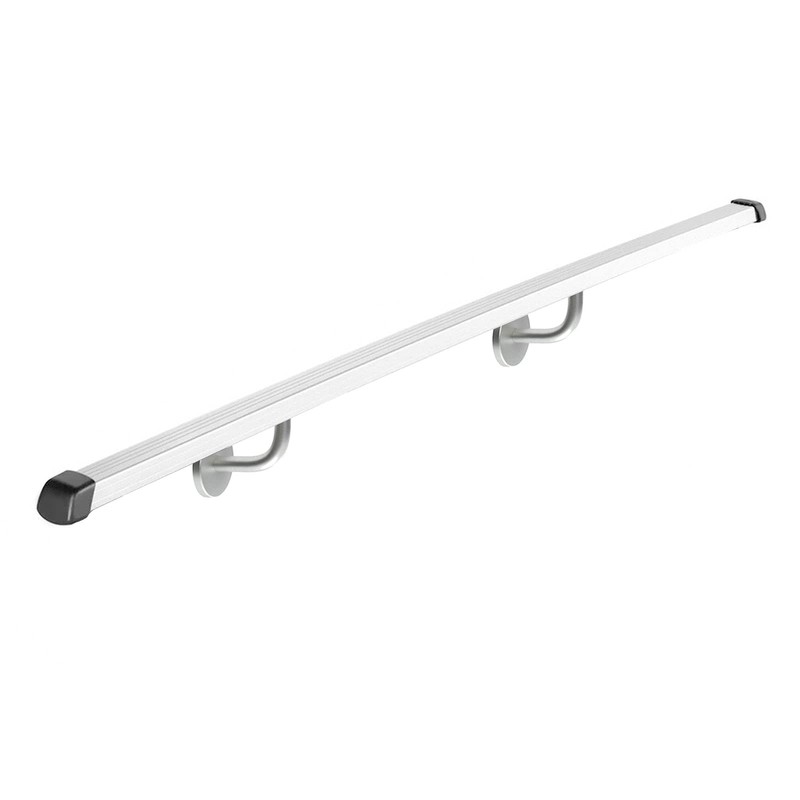 ZOENHOU 6Pack Stainless Steel Handrail Brackets, Flat Handrail Brackets, Stairway