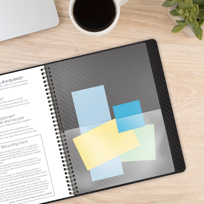AT-A-GLANCE 2026 Planner, Monthly, 9” x 11”, Large, Contemporary, Charcoal
