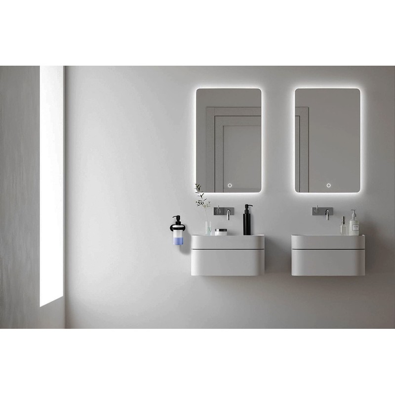 Ambrosya - Soap Dispenser No Drilling - Bathroom Holder Soap