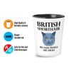 Bubble Hugs Cat Lover Shot Glass 1.5oz - British Shorthair
