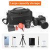 FOSOTO Camera Bag, Waterproof Shockproof Camera Case, Large Capacity Camera