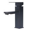 Basin Faucet Stainless Steel Surface Black Baking Paint Bathroom Sink