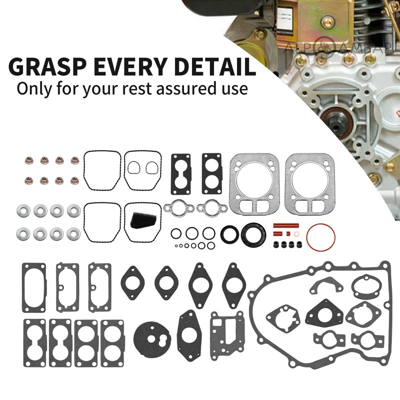 SYOWADA 24-755-207-S Gasket Kit Compatible with Kohler CH25 CH730 CH730S