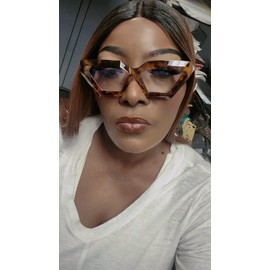 Louriy Fashion Square Blue Light Blocking Glasses Glare Digital Eyestrain Reading Eyewear Cat Eye Frame Women Men