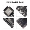 ESP32 DevKitC ESP32 Development Board XTVTX NodeMCU-32 ESP-WROOM 32D CP2102