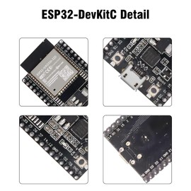 ESP32 DevKitC ESP32 Development Board XTVTX NodeMCU-32 ESP-WROOM 32D CP2102 Chip Successor module of the ESP32 DevKit compatible with Arduino
